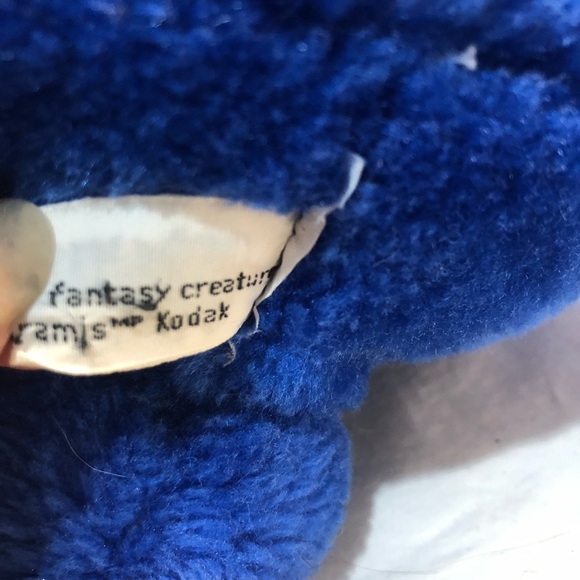 Collectors Vintage Kodak Kolorkins CLICK Soft Toy, Blue, Rare, 1989, 9” - Picture 6 of 6